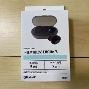 ワイヤレスイヤホン Bluetooth スリコ スリーコインズ 完全ワイヤレス ブラック