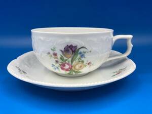 [used box none ]Rosenthal Rosenthal *Classic Rose * tea cup & saucer (5) * size 95mm× height 50mm / 145mm