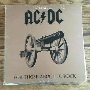 【JAPAN】AC/DC / For Those About To Rock (We Salute You)/Atlantic/ P-11068A/名盤！/歌詞インナー付