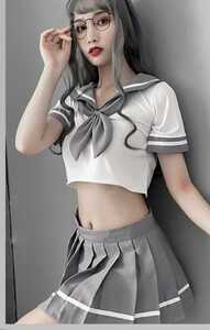 セーラー服 制服 マイクロ セクシーコスプレ ナイトウェア