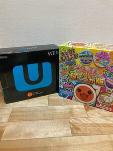 Wii U KURO +wii 太鼓の達人超豪華版+ワイヤレス充電器