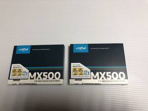 ☆2枚セット Crucial 2.5inc SSD 500GB CT500MX500SSD1JP 未開封新品 送料無料