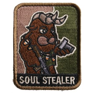 REPSGEAR ワッペン ドラブくん SOUL STEALER ベルクロ レプズギア ミリタリーワッペン ミリタリーパッチ