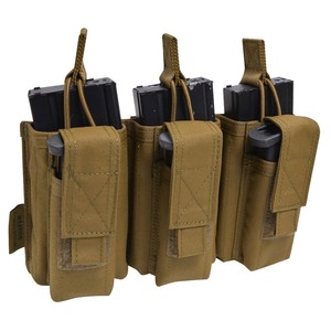 WARRIOR ASSAULT SYSTEMS Triple mug pouch double decker [ coyote tongue ]