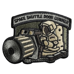 ミルスペックモンキー Space Shuttle Door Gunner パッチ ベルクロ [ ACU ] MSM