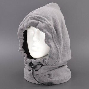  hood warmer dark gray fleece fleece mask protection against cold mask protection against cold for face mask protection against cold measures protection against cold goods 