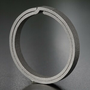 キーリング チタン製 二重リング クイックドロー [ 28mm ] チタニウム 手芸用品 アクセサリー 耐久性 軽量 耐食性
