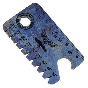 AuCon dog tag type multi tool Dog Tag 2.0 [ Sanders kai ] Mini tool measurement . tool multifunction corkscrew 