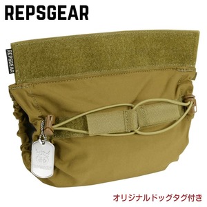 REPSGEAR ドロップポーチ JACKET STASH POCKET プレキャリ用 PTOT36 [ コヨーテブラウン ]