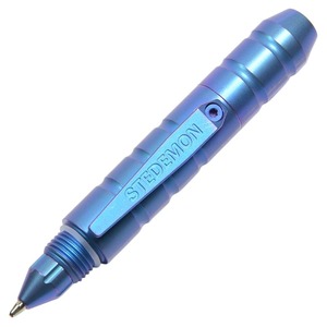 Stedemon titanium made Tacty karu pen EDC ceramic ball attaching [ blue ]ti fence pen gift celebration 