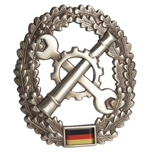 ドイツ軍放出品 記章 ピンバッジ 修理部隊 ベレー帽用 ドイツ連邦軍 military 帽章 エンブレム 部隊章 ミリタリー