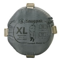 Snugpak ブランケット Travelpak 軽量素材 XLサイズ グレー 98860 スナグバック トラベルパック_画像3