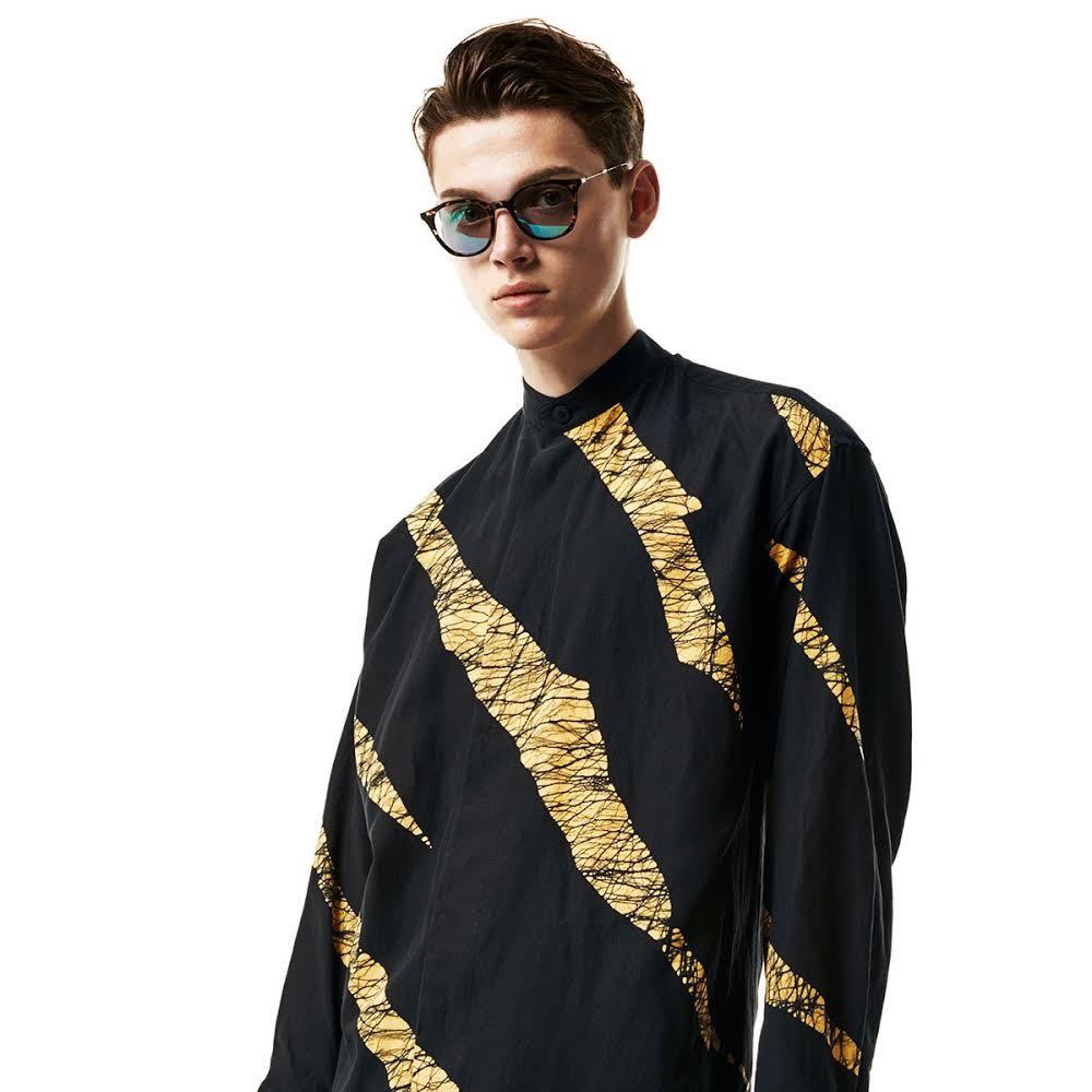 ISSEY MIYAKE MEN イッセイミヤケメン 19AW WIND SHIRT ろうけつ染め