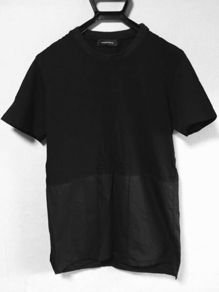 KRIS VAN ASSCHE クリスヴァンアッシュ 半袖Tシャツ 半袖カットソー XSサイズ 黒 ブラック クリス・ヴァン・アッシュ