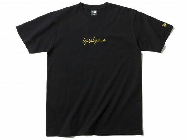 ヨウジヤマモト ニューエラ イエロー ブラック Sサイズ YOHJI YAMAMOTO NEW ERA 半袖Tシャツ ロゴTシャツ NEWERA コラボTシャツ カットソー