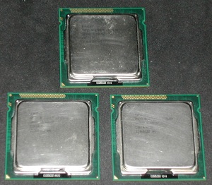3枚セット　Core i7 2600　LGA1155