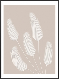 PROJECT NORD | PAMPAS GRASS POSTER | A3 アートプリント/ポスター【北欧 デンマーク インテリア シンプル】