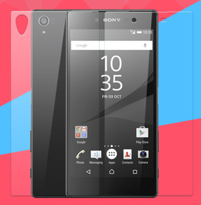Sony Xperia Z5 SO-01H SOV32用画面+背面保護 液晶画面保護フィルムセット シール シートセット 貼りやすい 光沢タイプ