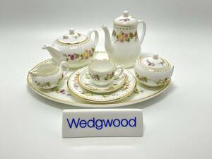 WEDGWOOD ウェッジウッド MIRABELLE Miniature Tea Set ミラベル ミー ニチュア ティーセット T411*