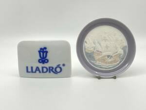 ** LLADRO Rya doro** THREE CARABELS PLATE 10cm Dishs Lee Keller bell z plate 10cm тарелка тарелка No. 5964 *L29