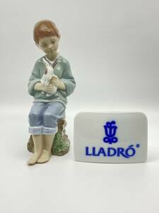 **RARE LLADRO редкость Rya doro** EVERY BUNNY NEEDS SOMEBODY Figurine No. 8287 Every ba колено need z солнечный корпус figyu Lynn *L37