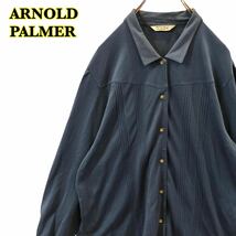 ARNOLD PALMER アーノルドパーマー　長袖トップス　ブルー系　ウール混　レディース　Lサイズ　【AY0411】_画像1