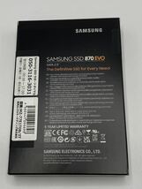 【送料無料】Samsung SSD 870 EVO SATA 2.5inch 1TB MZ-77E1T0B/IT 新品 未使用 未開封品 大容量_画像2