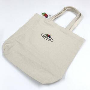  unused goods FRUIT OF THE LOOM eggshell white shoulder bag canvas one Point lady's men's fruit ob The room sub A4