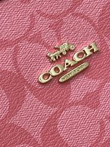 ◎【新品 未使用 タグ付】COACH コーチ トートバッグ シグネチャー ピンク/フラワー NEWYORK_画像4