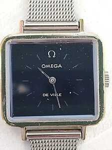 ●【ジャンク品】OMEGA DE VILLE レディース 腕時計 オメガ デビル 6020 クオーツ 動作未確認 