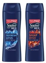 スアーブ メン リフレッシュ + スポート メンズ ボディウォッシュ 2本セット Suave MEN Body Wash REFRESH SPORT 送料無料 ボディソープ_画像1