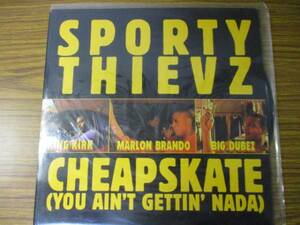 即決　Sporty Thievz Cheapskate / Raw Footage [12 inch Analog]