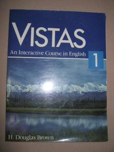 ◆留学英語学習教材　ＶＩＳＴＡＳ　An　Interactive　Course　in　English　１ PRENTICE　HALL Level 1 Student Book留学 売価：14.9ドル