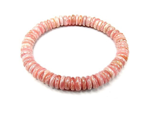 [ rose life ] natural stone Argentina production . in ka rose button approximately 7x3mm bracele stone street 