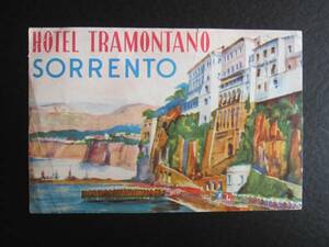  hotel label # imperial hotel tiger monta-no# sorrento 