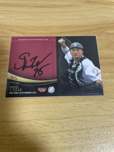 BBM 2022 Chiba Lotte Marines . rice field . futoshi autograph autograph card 59 sheets limitation 