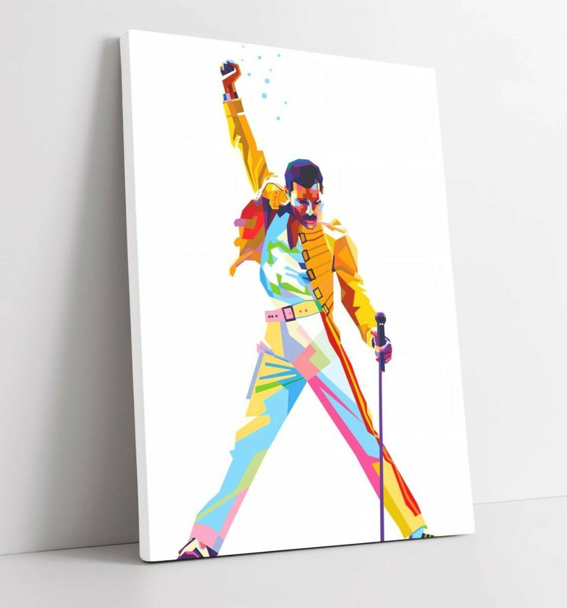 Freddie Mercury Queen-Póster enmarcado en lienzo de alta calidad, imagen A1, Panel artístico, productos de pintura extranjera nórdica para Interior, Materiales impresos, Póster, otros