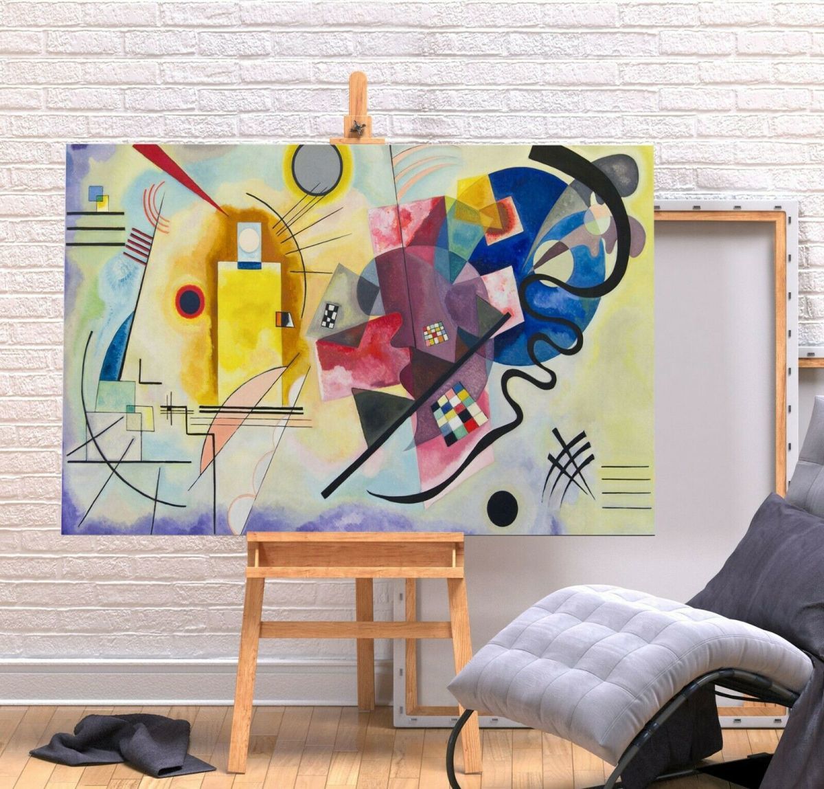 Wassily Kandinsky KADINSKY High-quality canvas with frame poster picture A1 art panel Nordic overseas painting goods interior 10, Printed materials, Poster, others