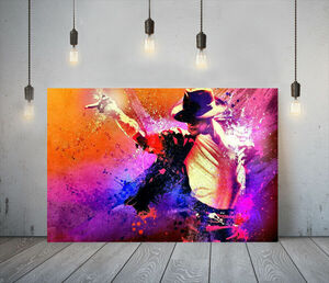 Art hand Auction Michael Jackson High-End-Leinwandrahmen Poster Bild A1 Kunstpanel Nordic Overseas Fotowaren Malerei Stilvolles Interieur, Gedruckte Materialien, Poster, Andere