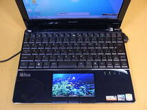 □V/043☆シャープ SHARP☆10.1型ノートパソコン☆Mebius PC-NJ80B☆Win7☆Atom N270 1.60GHz☆メモリ1GB☆HDD 136.9GB☆ジャンク_画像3