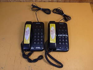 *V/112* Panasonic Panasonic* push type telephone machine *2 pcs. set *VE-F20* operation unknown * Junk 