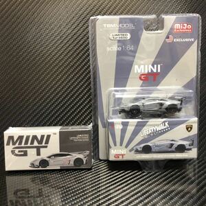 新品未開封 MINI GT 1/64 LB WORKS ランボルギーニ アヴェンタドール & ウラカン セットLamborghini Aventador Huracan Fighters Works