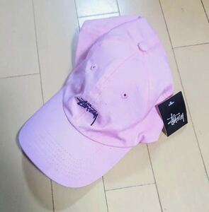  new goods. unused.STUSSY Stussy hat pink half ta Glo go one Point 