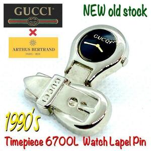 1990's★ GUCCI ★ 6700L PROMO★lapel pin.♯1