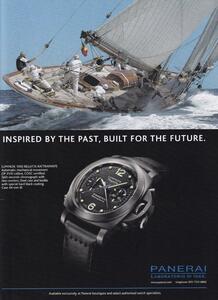 2009's* PANERAI Panerai * boat speciality magazine advertisement * original 