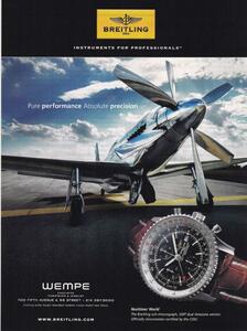 2009 года ★ Breitling Navi Timer ★ Time Advertising ★ Оригинал