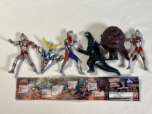 [ бесплатная доставка ] gashapon Return of Ultraman (ta темно синий g большой обратный . сборник ) все 6 вид б/у товар HG серии BANDAI