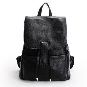  popular high class original leather lady's bag original leather 2WAY original leather rucksack leather bag original leather bag commuting going to school cow leather black bag C104 black 