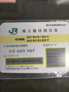 送料無料 JR東日本 株主優待割引券 2枚と株主サービス券冊子