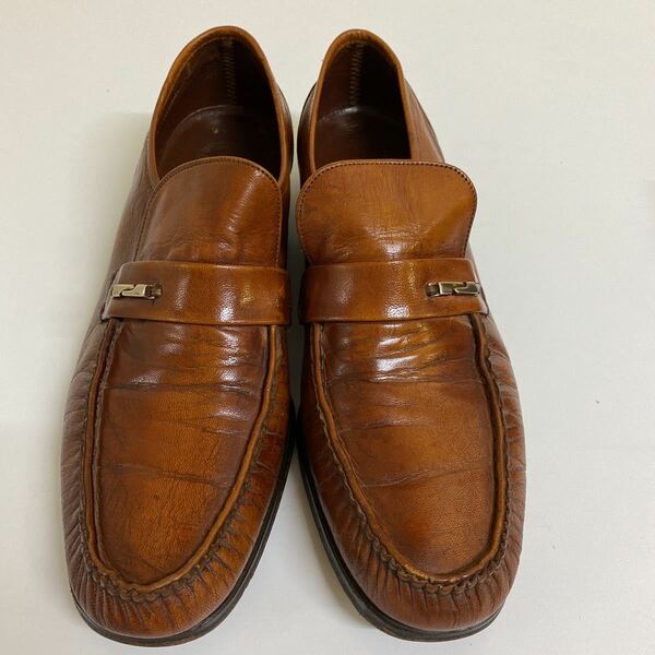 フローシャイム FLORSHEIM ローファー 101/2 B ブラウン 古着